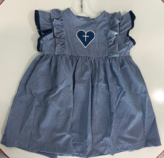 MAGGIE GINGHAM TWIRL DRESS