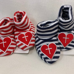 INFANT STRIPED BOOTIE NB