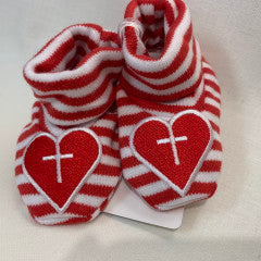 INFANT STRIPED BOOTIE NB