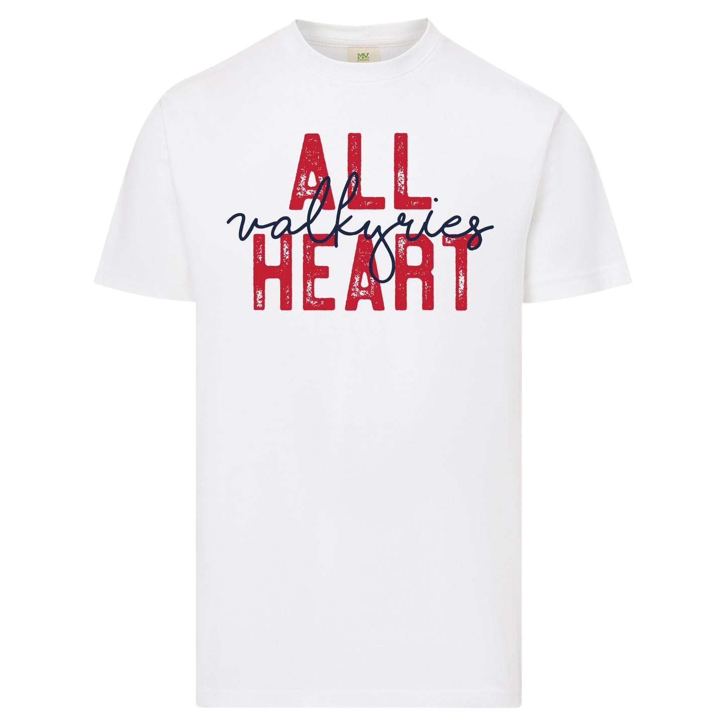 WHITE ALL HEART MV T-SHIRT