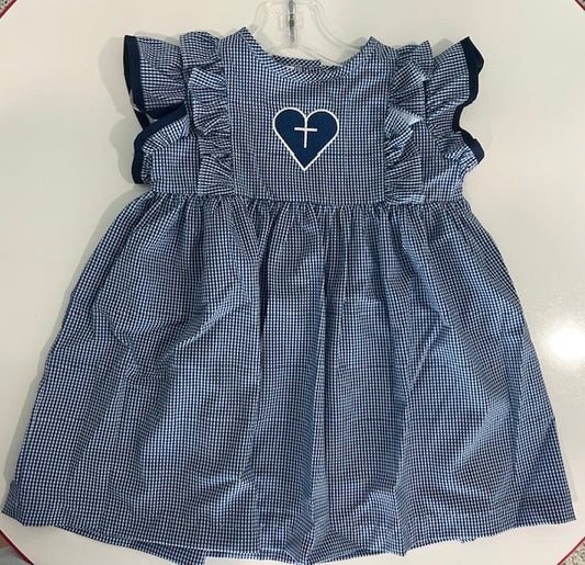 MAGGIE GINGHAM TWIRL DRESS