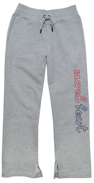 Gray Color Block Sweatpants
