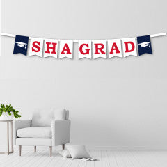 SHA GRAD BANNER STRING