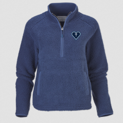 INDIGO SHERPA 1/4 ZIP