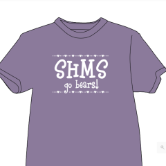 SHMS LAVENDER T-SHIRT