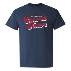 NAVY VALKYRIES STRETCH SS T-SHIRT