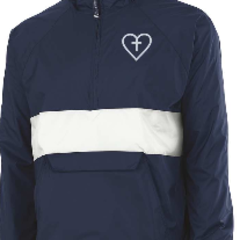 SACRED HEART 1/4 ZIP RAIN JACKET