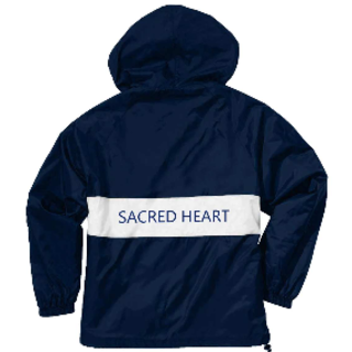 SACRED HEART 1/4 ZIP RAIN JACKET