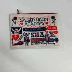 SACRED HEART ZIP CASE