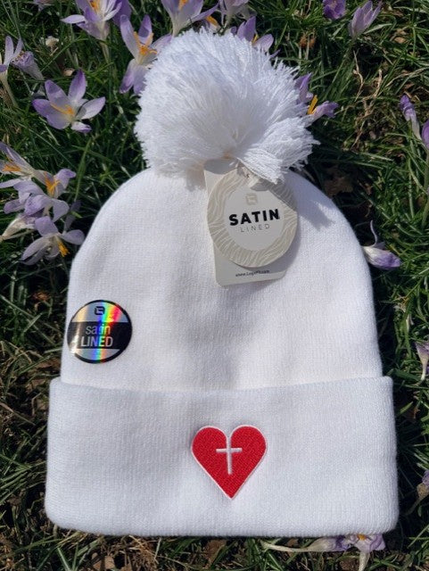 White Logotfit w/ Satin Lining