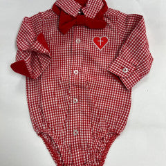 GINGHAM BODYSUIT