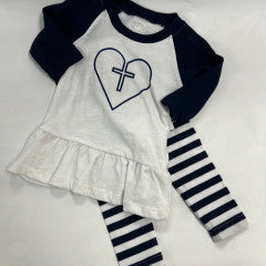 INFANT STRIPE PANT SET