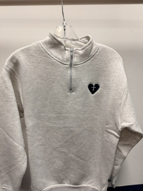 Youth Gray 1/4 Zip